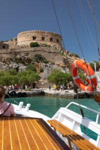 Boat trip from Spinalonga to Elounda, Greece, Crete, Kalydon Boat trip from Spinalonga to Elounda, Greece, Crete, Kalydon